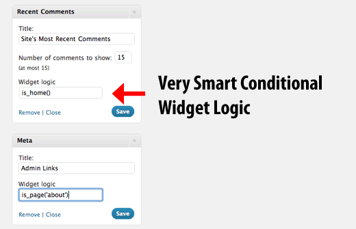 Widget Logic Screenshot
