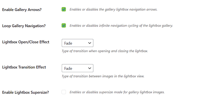 Configure other lightbox options in Envira Gallery Configure other lightbox options in Envira Gallery