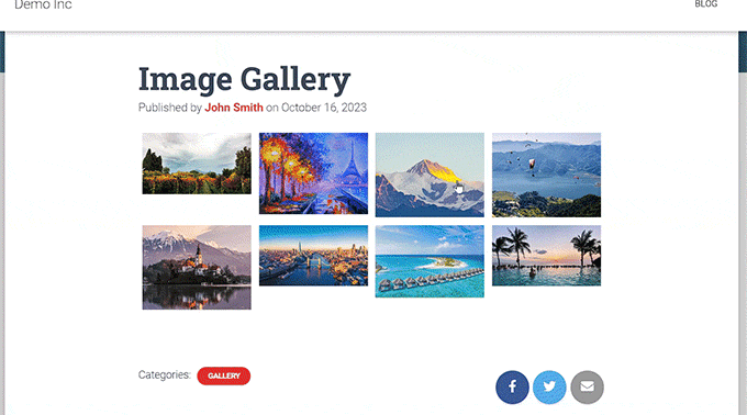 Lightbox effect gif Lightbox effect gif