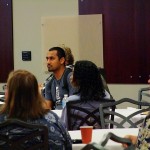 Syed Balkhi listening to a session