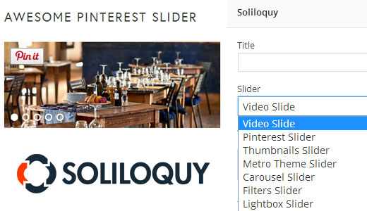 Soliloquy WordPress Slider Widget