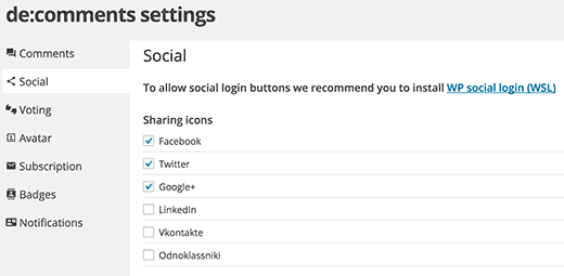 Enabling social features for your WordPress comments