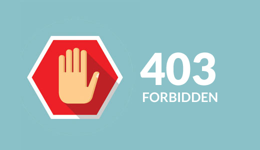 Fixing 403 Forbidden error in WordPress