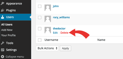 Changing username in WordPress