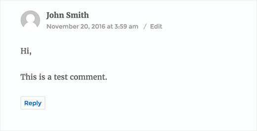 Default mystery person gravatar in WordPress