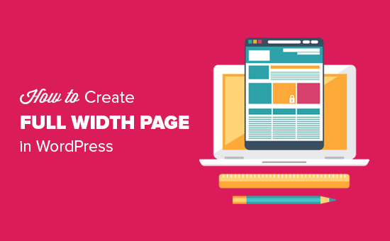 Creating a full width page in WordPress