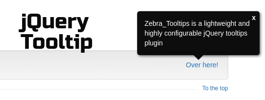 jQuery tool tips plugin