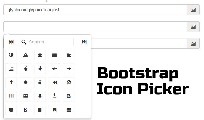 Bootstrap Icon Picker