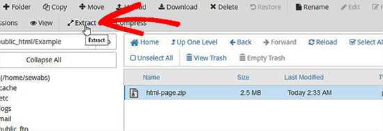 Extract Files Extract Files