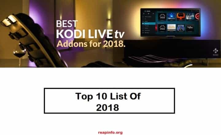 Best Kodi Live Tv Addons 2018