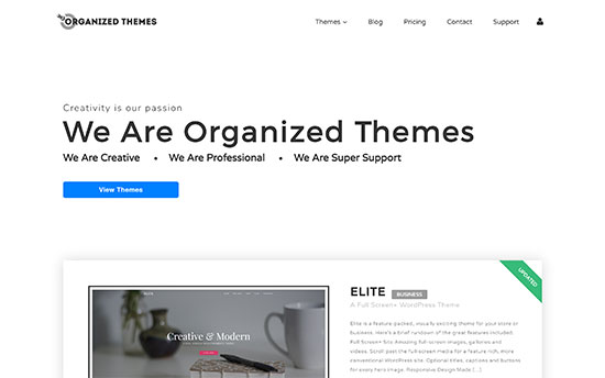 Organized Themes