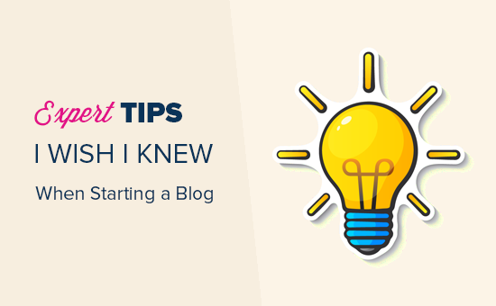 Expert tips for starting a blog