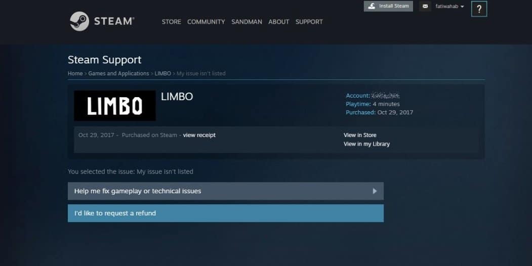 how to request a refund on steam - steam game refunds