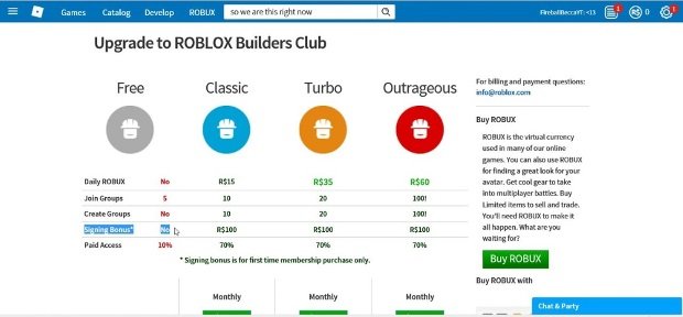 roblox builders club membership