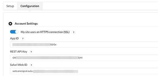 Save OneSignal plugin settings Save OneSignal plugin settings