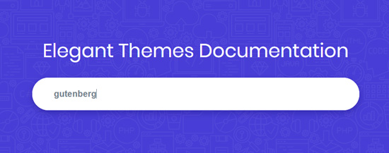 Search 'Gutenberg' keyword in theme site's documentation Search 'Gutenberg' keyword in theme site's documentation