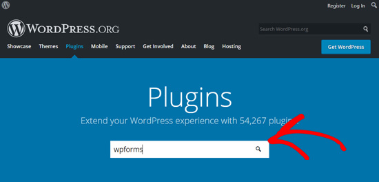 Search WPForms plugin in WordPress.org Search WPForms plugin in WordPress.org