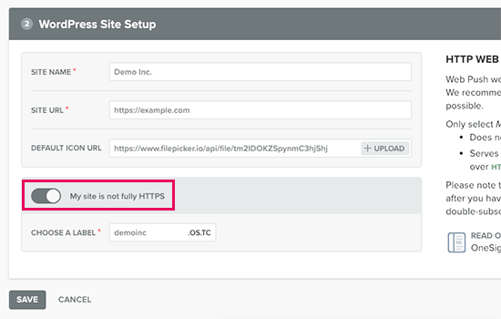 WordPress site setup WordPress site setup