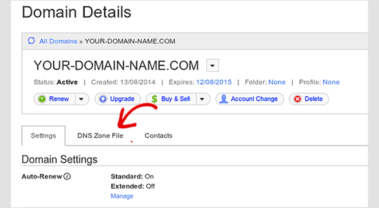 Edit DNS zone file in GoDaddy Edit DNS zone file in GoDaddy