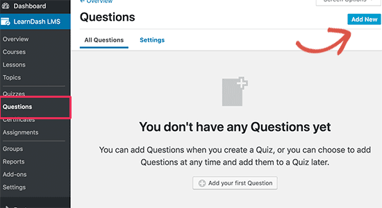 Add new question