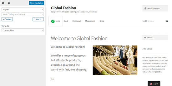 The Translation Editor in TranslatePress The Translation Editor in TranslatePress