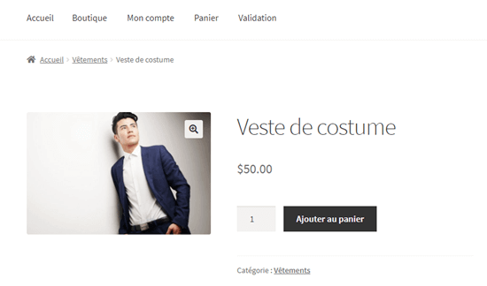 Viewing the translated page on your WooCommerce site Viewing the translated page on your WooCommerce site