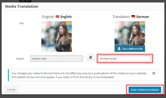 Translating the Winter Coat image Translating the Winter Coat image