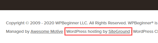 Latest Blog hosting details shown in the footer Latest Blog hosting details shown in the footer