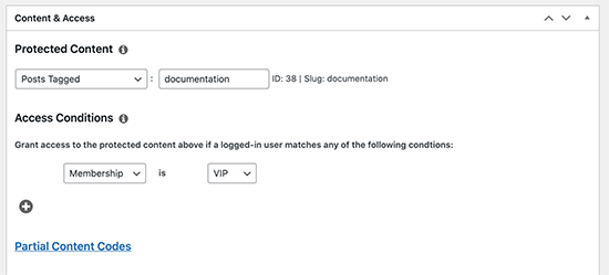 Set up access rules
