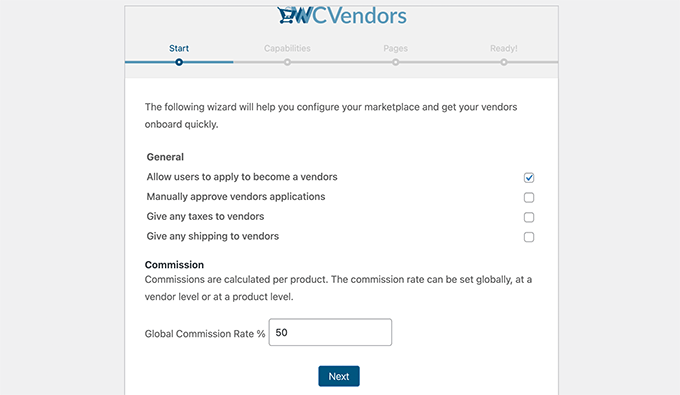 Basic settings for multi vendor