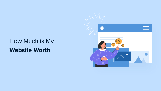 how to calculate website worth and potential value