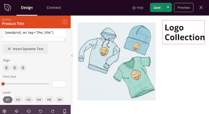 Adding a product title tag to your custom WooCommerce product page