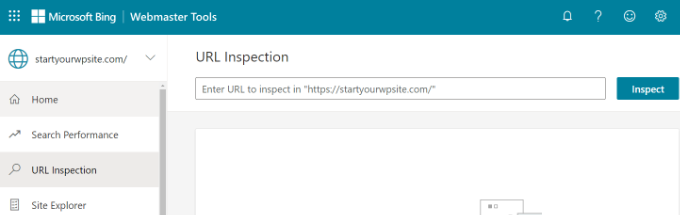 URL inspection tool in webmaster