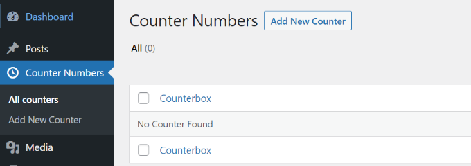 Add a new counter