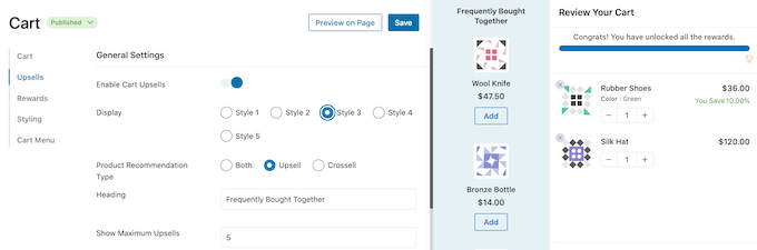 Customizing the upsell and cross-sell promotions in WooCommerce
