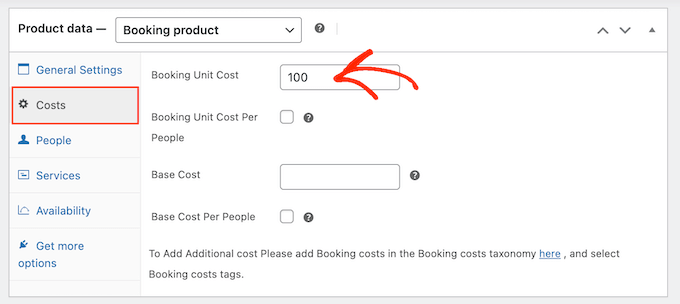 How to add a cost to a rentable product in WooCommerce