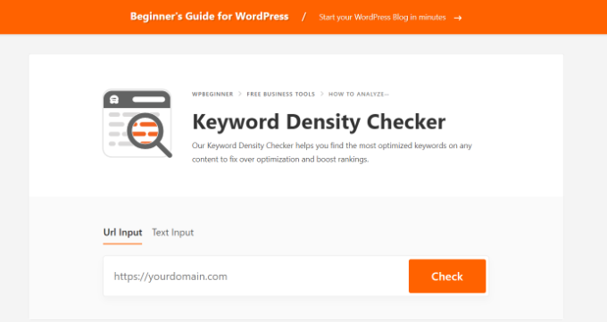 Latest Blog keyword density checker tool